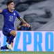 Christian Pulisic celebrates his goal for Chelsea.